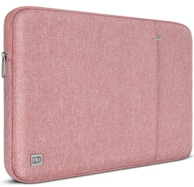 DOMISO Laptoptasche Laptop Hülle für 14 Zoll MacBook Pro/Max M4 M3 M2 M1 2021-2024,Laptop Tasche Kompatibel mit 13,3 Zoll Acer HP Lenovo Dell Surface Laptop Schutzhülle Laptophülle, Rosa