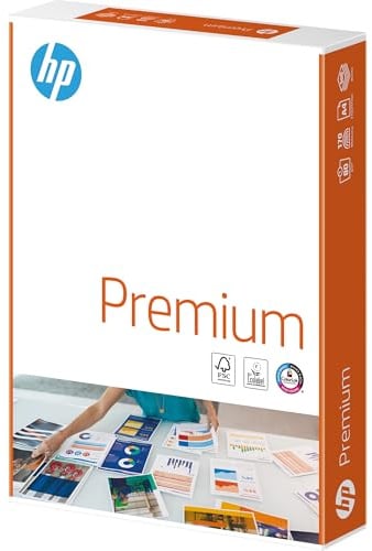 HP Kopierpapier Premium CHP 850: 80 g, A4, 500 Blatt, extraglatt, weiß - Intensive Farben, scharfes Schriftbild