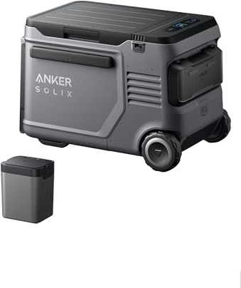 Anker SOLIX EverFrost 2 40L Akku-Kühlbox, Tragbarer Mini-Kühlschrank, 288Wh Akku, AC/DC or Solarenergie, Für Camping, Reisen, Angeln,-20℃ bis 20℃ Betrieb (Nur 1 Akku im Lieferumfang) [Energieklasse B]