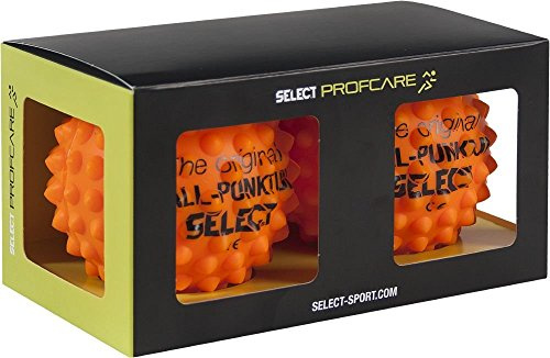 Select Sport Ball Punktur Massageball Orange 2er-Set Umfang 28 cm