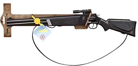 J.G.Schrödel PI6001800 "Maverick": Spielzeuggewehr passend zum Faschingskostüm, 8-Schuss-Munition, für Cowboys, Sheriffs & Indianer, 60 cm, schwarz (600 1800)