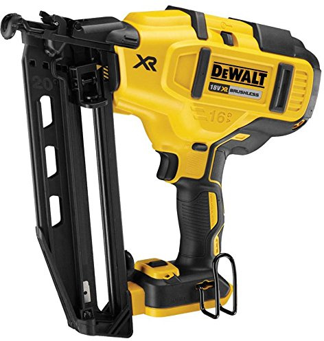 Dewalt 18 Volt Akku-Stiftnagler DCN660N (bürstenloser Motor, für 1,6 mm-Stift- bzw. Stauchkopfnägeln bis 63 mm Länge, werkzeuglose Tiefeneinstellung, Lieferung ohne Akku und Ladegerät)