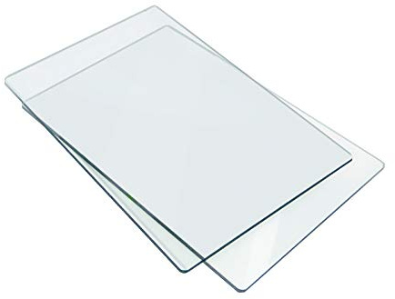 Sizzix 655093 Standard-Schneidpläne, 1 Paar, Kunststoff, 22.2 x 15.5 x 0.3cm, Farblos