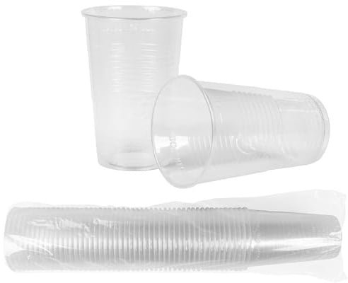 HEKU 50 transparente Einweg-Trinkbecher 0,3l | Aus Polypropylen | Ideal für Partys und Veranstaltungen
