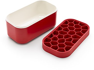 Lékué Eiswürfelbox, rot