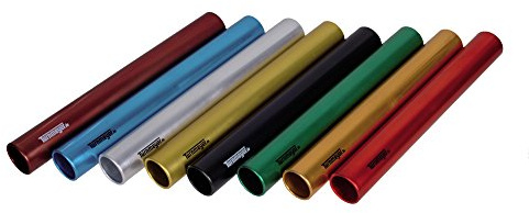 Turnmeyer Staffelstab Aluminium, 8er Set, Ø 38 mm Senior nach IAAF