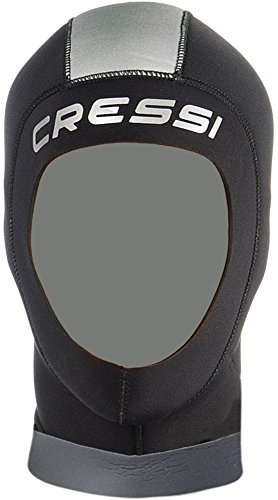 Cressi Damen Comfort Plus Neopren Tauchen Kapuze, Damen, Comfort Plus, schwarz