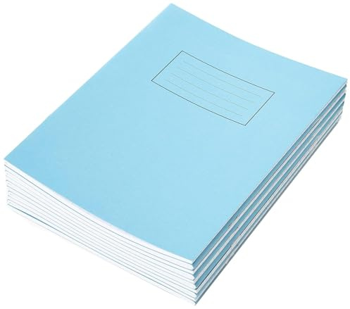 Silvine EX106 Übungsheft 7 mm Karos 80 Seiten 229 x 178 mm 10 Stück blau