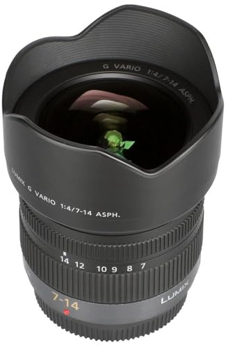 Panasonic H-F007014E Superweitwinkel-Objektiv Lumix G Vario F4.0/7-14mm (14-28mm KB)