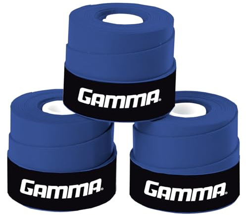 Gamma Griffband Supreme Overgrip 3er, blau, AGSO-12