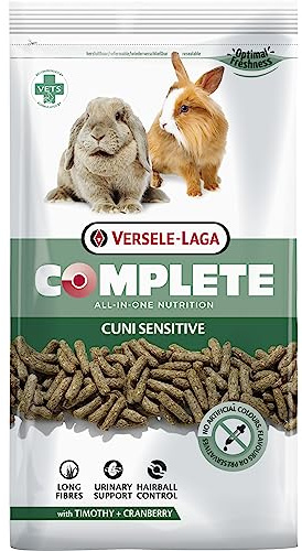 VERSELE-LAGA - Complete Cuni Sensitive - Leicht verdauliches extrudiertes Alleinfutter für empfindliche Kaninchen - 1,75kg