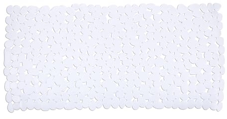 WENKO Wanneneinlage Paradise White, Kunststoff (TPR), 36 x 71 cm, Weiß