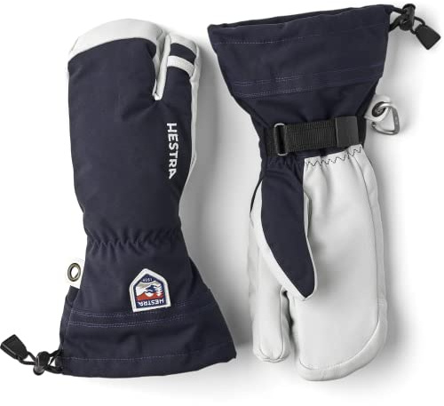 Hestra Armee Leder Heli Ski 3 Finger Handschuh