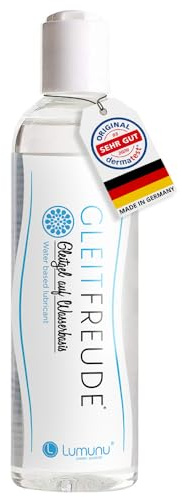 Deluxe Lumunu Aqua Gleitmittel 250ml | Gleitfreundliches Feuchtigkeitsgel | Wasserbasiert, lang anhaltend & hautfreundlich