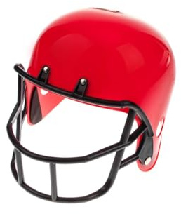 Football Helm rot one Size