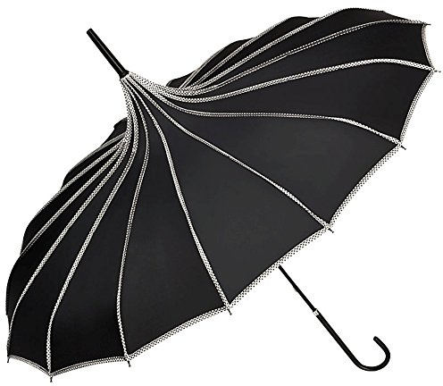 VON LILIENFELD Regenschirm Sonnenschirm Hochzeit Brautschirm Pagode