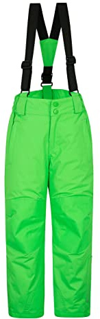 Mountain Warehouse Raptor Kinder-Skihose | Schneeabweisende Skihose mit elastischem Bund, abnehmbaren Trägern und verstärkten Knien, ideal für Winter und Snowboarden