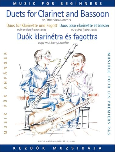 Duos für Klarinette und Fagott (oder Violoncello).
