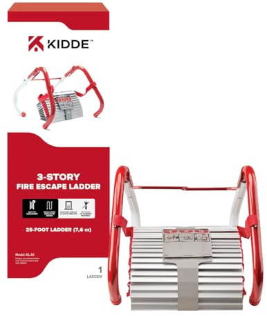 Kidde 468094 Feuerleiter, für 3 Stockwerke, 7,6 m