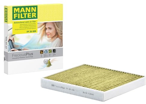MANN-FILTER FP 26 009 Innenraumfilter/Kabinenluftfilter - FreciousPlus Biofunktionaler Pollenfilter - für Pkw + Transporter