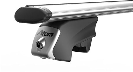 Atera 048522 PKW Dachträger Signo RTD - Alu Aero Profil silber - für Autos mit aufliegender Dachreling - 122 cm