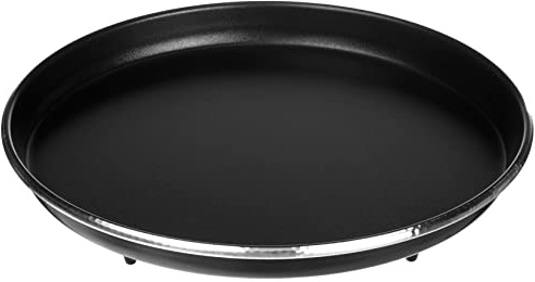 Whirlpool AVM250 - Mikrowellenzubehör/ Crisp-Platte klein (Ø25cm) für die Mikrowelle/ Passend auch für Bauknecht Mikrowellen, Schwarz