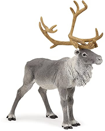 Papo - Tierfigur - Rentier, Geist des Hohen Nordens, Kinderspielzeug ab 3 Jahren - Entdeckung der Wintertraditionen und der Polartiere, moyenne