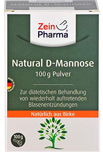 ZeinPharma D-Mannose Pulver 100g (Monatsvorrat) - dietätische Behandlung gegen Blasenentzündung