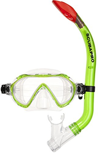 Scubapro Spider Schnorchelset für Kinder (Farbe: grün)