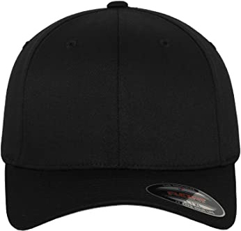 Flexfit Unisex-Adult Wooly Combed 6277 Mütze, S/M, black