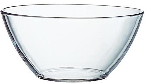 Luminarc ARC E8859 Cosmos Schale, Stapelschale, Schüssel, 23cm, 2.2 Liter, Glas, transparent, 1 Stück