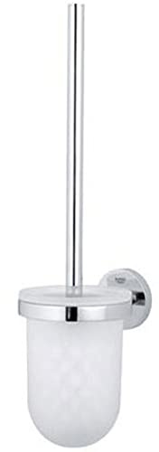 GROHE Essentials, Toilettenbürstenset WC (Wandmontage, pflegeleicht, langlebig), rund, chrom, 40374001