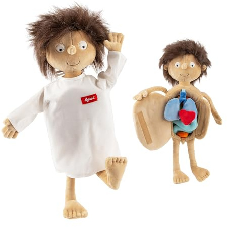 SIGIKID 38322 Erwin kleiner Patient PlayQ Mädchen und Jungen Lernspielzeug empfohlen ab 2 Jahren mehrfarbig