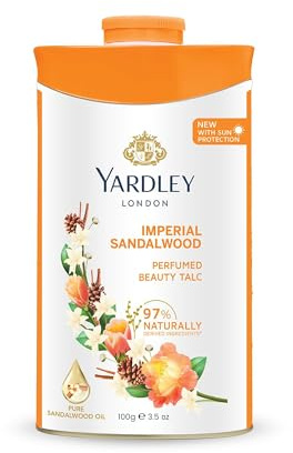 Yardley London Perfumed Talc Sandalwood 100g by Yardley