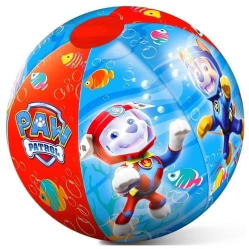 Mondo Toys - PAW PATROL Beach Ball - Strandball, aufblasbar 50 cm, verziert in den Farben - 16630