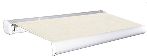 Jet-Line® | Elektrische Markise | Vollkassettenmarkise | Sunray 4 m in beige | Markise | Beschattung | Terrasse Balkon | Sonnenschutz | Kassettenmarkise | Sonnenmarkise UV Schutz Garten
