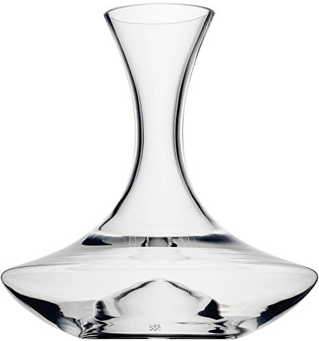 WMF Weindekanter mit Hohlboden 1,5l, Höhe 24,6 x 22,7 x 22,6, Glas, Dekantierflasche für Rotwein, Weinbelüfter, pflegeleicht, formschön, edel, hochwertig, Durchsichtig