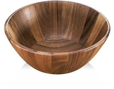 Zassenhaus Salatschale Akazienholz, Ø 30 cm, nachhaltig angebautes Holz | Obstschale aus nachhaltig angebautem Akazienholz, Ø 30×11,5 cm, natürliche Maserung, pflegeleicht und stabil