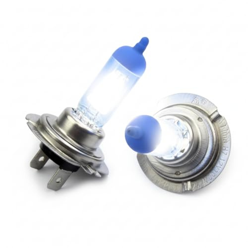 2x H7 12V 55W Halogen - Birne in Xenon Look - Licht - Leuchten - Lampe Blau-Weiß