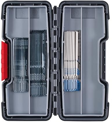 Bosch 30tlg. Stichsägeblatt Set Basic for Wood and Metal (für Holz und Metall, Professional Zubehör Stichsäge)