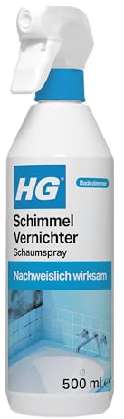 HG Schimmel Vernichter Schaumspray | Beseitigt Pilzflecken | 500ml