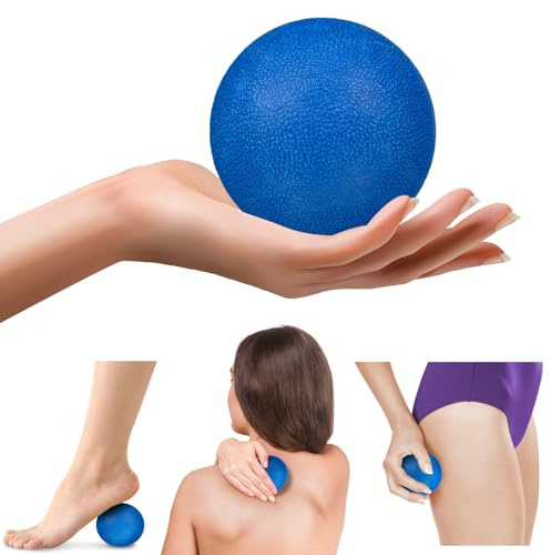 Gymtek® Massageball Faszienball Lacrosse Ball - Durchmesser 6.3 cm
