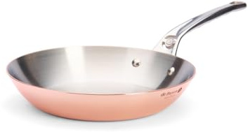 de Buyer - Bratpfanne aus Kupfer INOCUIVRE - 24 cm - 6424.24, Kupferbraun