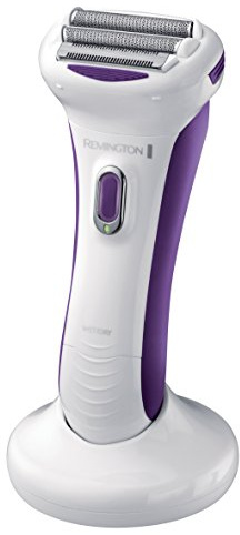 Remington Damenrasierer smooth&silky WDF5030, wiederaufladbar, ergonomischer Scherkopfwinkel, weiß/violett