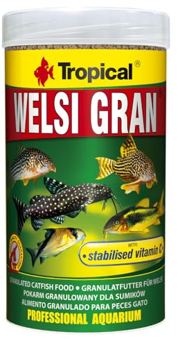 Tropical Welsi Gran Granulat für Bodenfressende Zierfische, 1er Pack (1 x 1 l)