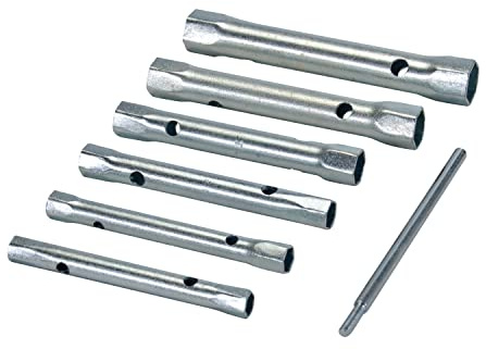 Silverline - Metrische Rohrsteckschlüssel, 6-tlg. Satz 8–19 mm (589709)