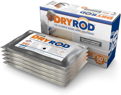 Dryrod Horizontalsperre Stäbchen 1 x 50 – Horizontalsperre Sticks für Wände