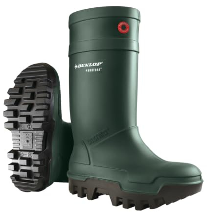 DUNLOP Protective Footwear, C662343, Purofort Thermo+ Full Safety, Orange/Blau
