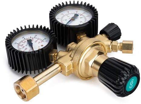 IPOTOOLS Druckminderer Druckregler für Argon/CO2 Schutzgas zu MIG/MAG Schweißgerät