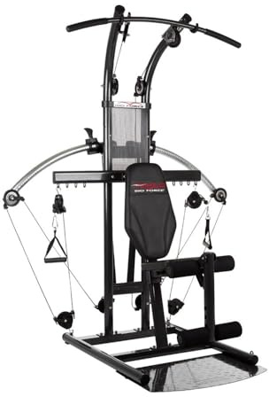 HAMMER Finnlo Kraftstation Bio Force, TNT-Widerstandstechnologie, 110 kg Zuggewicht, über 100 Übungen - Fitnessgeräte für Zuhause Home Gym Sport Gerät